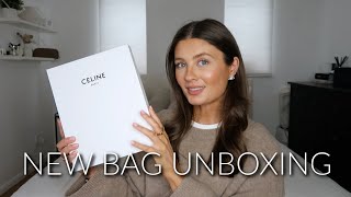 UNBOXING MY NEW CELINE BAG  CELINE TRIOMPHE  Amy Beth [upl. by Adnaugal721]