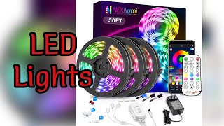 Nexillumi 50ft LED Strips Review  49  Ambiance Lighting  Gadget [upl. by Asabi]