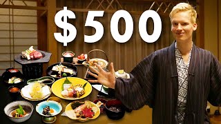 50 Vs 500 Ryokan Hotel in Hakone Japan  Kaiseki Dinner amp Onsen Experience [upl. by Alicsirp]