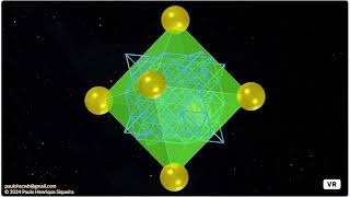 Grade da vida 3D  octaedro  Grid of life 3D  octahedron  Geometria Sagrada  Sacred Geometry [upl. by Kauslick]