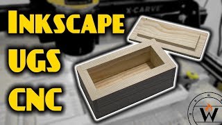 Making A Box with CNC and Inkscape [upl. by Ettezzus]