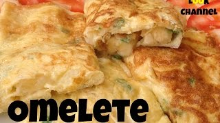 Omelete com Banana e Queijo  LooK ChanneL 16 [upl. by Delwin30]