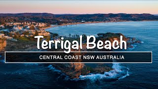 Australia  Terrigal Beach Central Coast 4K Drone Flyaround [upl. by Korella]