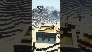 Desert House  Sandstone Builds  Building ideas  Minecraft Timelapse saddiqbuilds [upl. by Zoe]