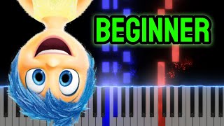 Inside Out Theme  Bundle of Joy  PIANO TUTORIAL Easy Beginner [upl. by Ohce316]