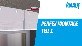 Montage Knauf Perfex FensterKomplettsystem Teil 1  Jalousiekasten [upl. by Aleras]