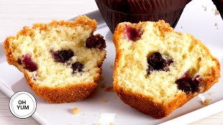 How to Make LOADED Blueberry Streusel Muffins [upl. by Correy]