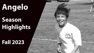 Angelos Fall 2023 Soccer Highlights  U9 2015 Chicago Fire Dec 2023 [upl. by Nauqahs]