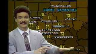 1988  News 25 Weather with Mike Maguire  Evansville IN [upl. by Ynnavoig399]