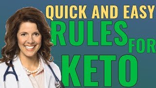 Keto Diet Explained Quick and Easy Rules of the Keto Diet [upl. by Eintihw684]