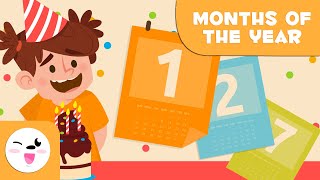 Months of the Year  Vocabulary for Kids [upl. by Sheeree]