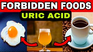 6 FORBIDDEN Foods for HIGH URIC ACID and the 6 Best to LOWER URIC ACID [upl. by Ettedanreb]