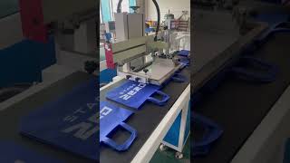 Non woven handbag screen printing machine paper bag screen printing machine丝印机，移印机，丝网印刷机厂家 [upl. by Wildee]