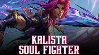 KALISTA SOUL FIGHTER  WILD RIFT EXCLUSIVE SKIN PREVIEW [upl. by Whatley]