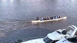 Drachenboot in Emden  Training zum Mitzählen [upl. by Tattan]