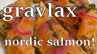 How to make Gravlax  An amazing salmon recipe  Nordic cured salmon [upl. by Fifi]