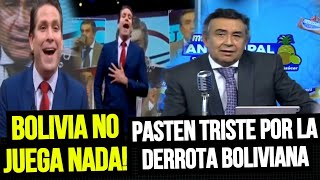 PACO BAZÁN SE BURLA DEL PERIODISTA BOLIVIANO JUAN PASTEN  JUAN PASTEN HABLA TRISTE TRAS LA DERROTA [upl. by Inama]