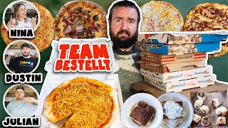 1 TAG PIZZA BESTELL BEWERTUNGEN von meinem TEAM RATEN [upl. by Lihkin]