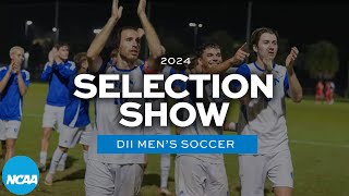 2024 NCAA DII mens soccer championship selection show [upl. by Wylie]