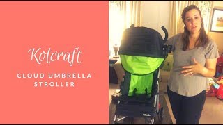 Kolcraft Cloud Umbrella Stroller Review  SSSVEDA Day 18 [upl. by Ches]