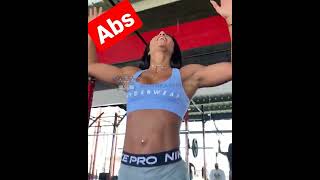 Deniz Saypinar abs workout at gym🔥🔥 [upl. by Bunting]