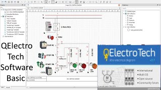 QElectroTech Software for DOL Stater [upl. by Panthea]