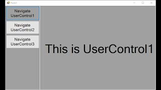 Simple Navigation View in C Winforms [upl. by Westfahl]