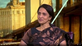 Ms Chitra Ramkrishna MD amp CEO NSE on Indias Economy Markets Investment at Bloombery Market [upl. by Airb736]