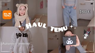 Test sui prodotti più venduti di TEMU per lautunnoinverno tra abbigliamento e borse 180 € [upl. by Peacock]