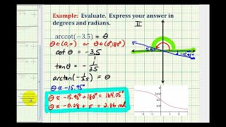 Ej evaluar una expresión cotangente inversa usando una calculadora [upl. by Malanie]