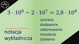 Notacja wykładnicza  wprowadzenie przykłady [upl. by Santos]