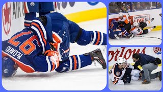 Watch 🔴 Oilers Connor McDavid injury video  McDavid injured  McDavid hurt  canucks [upl. by Asus]