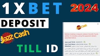 How to deposit money in 1xbet from jazzcash til id  1xbet deposit kaise kare [upl. by Eenwat896]