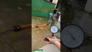 Hose burst pressure test  burst testing  hose testing [upl. by Cupo]