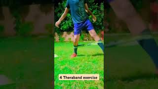 4 theraband exercise for footballer [upl. by Ennasil63]