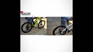 Drop Test Soft Tail VS Hard Tail MTB Bike shorts [upl. by Analle]