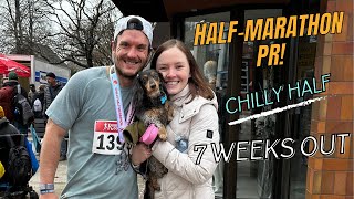 I PRd My HalfMarathon Race Video [upl. by Ponzo232]