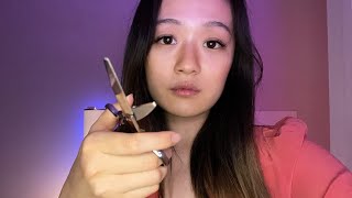 ASMR VR180  The Most Relaxing Virtual Reality Haircut scalp check spray scissors hair comb [upl. by Aruol224]