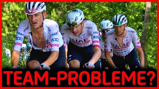 POGACAR IN GELB Aber hat Team UAE ein Hierarchieproblem Tour de France 2024 [upl. by Seuqcaj]