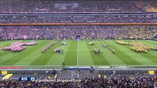 2013 UEFA Champions League Final Opening Ceremony Wembley Stadium London [upl. by Mich678]