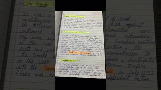 History class 10 notes important for boards class10 boardexam [upl. by Vigor226]