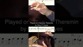 Somewhere Theres a Place L Bernstein  Theremin Cover amp Score youtubeshorts [upl. by Romina]