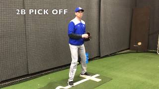 Baseball Pick Off Moves Right Handed Pitcher [upl. by Mable]