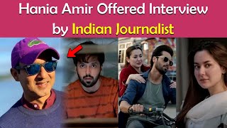 Hania Amir Offered Interview by Indian Journalist Faridoon Shahryar  Woke Capital [upl. by Olivia]