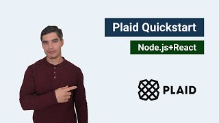 Plaid API Quickstart with NodejsReact [upl. by Martin]