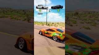 Toyota Supra VS Dodge Charger SRT Hellcat [upl. by Noelyn]