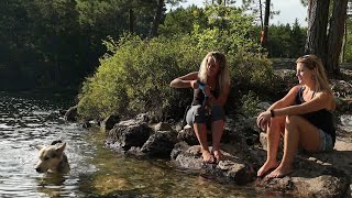 Overnight Canoe Camping with my SIL and Dog  From the Archives [upl. by Lebatsirhc]