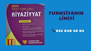 funksiyanın limiti yeni test toplusu [upl. by Rosabelle]