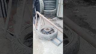 1406017 tyre beat charanonbike car tyre tubelessviralshort shortsviral [upl. by Caspar]