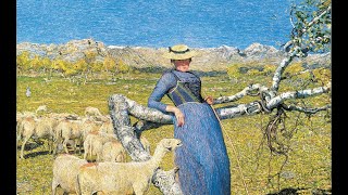 Giovanni Segantini 18581899  Italian Symbolist Painter in the Alps [upl. by Aehtorod391]